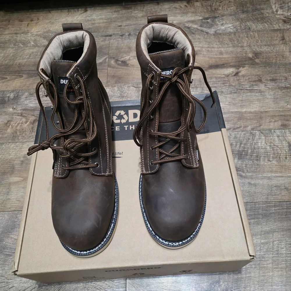 Durodero Steeltoe  Leather Boots Men Size 12